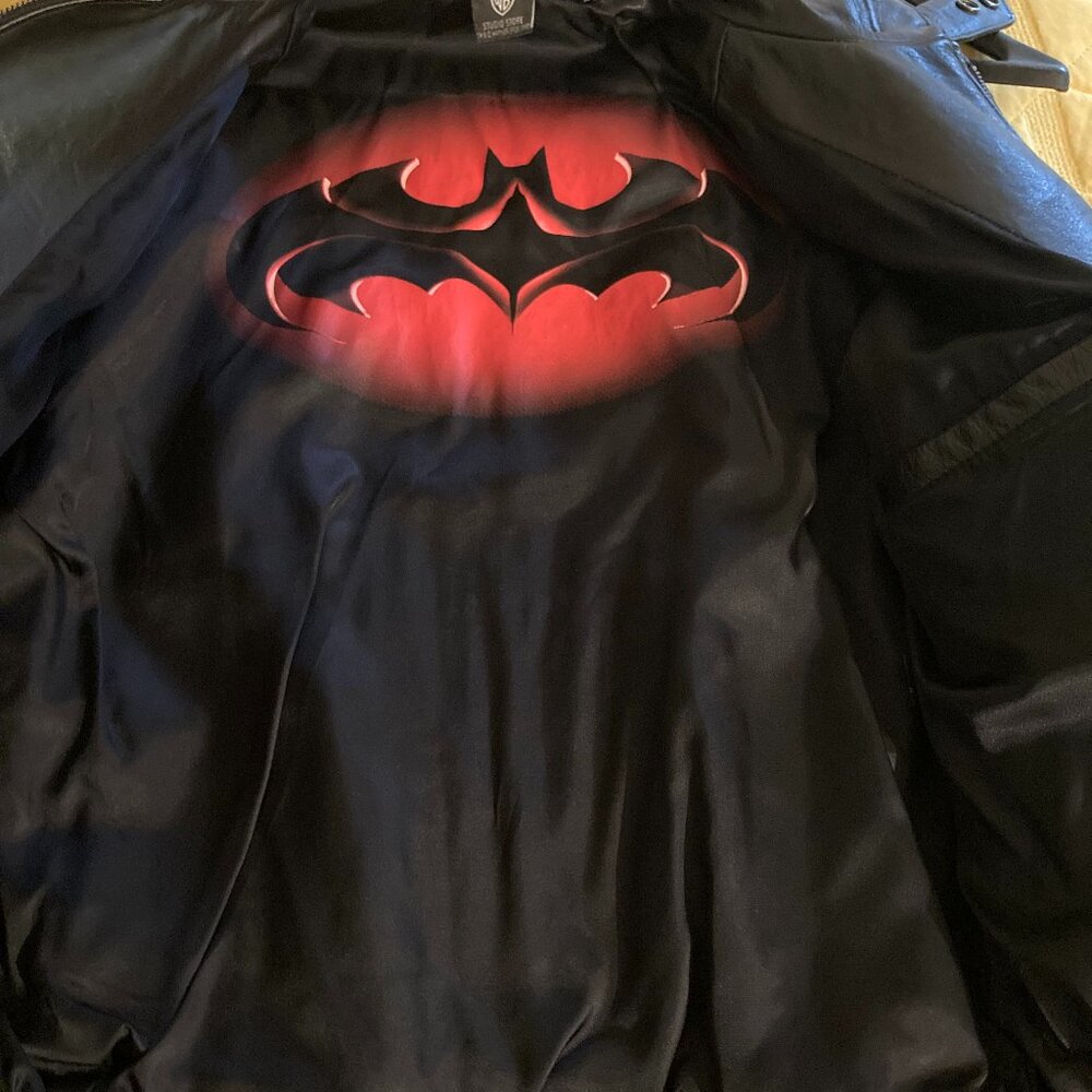 LEATHER BATMAN MOTO-JACKET